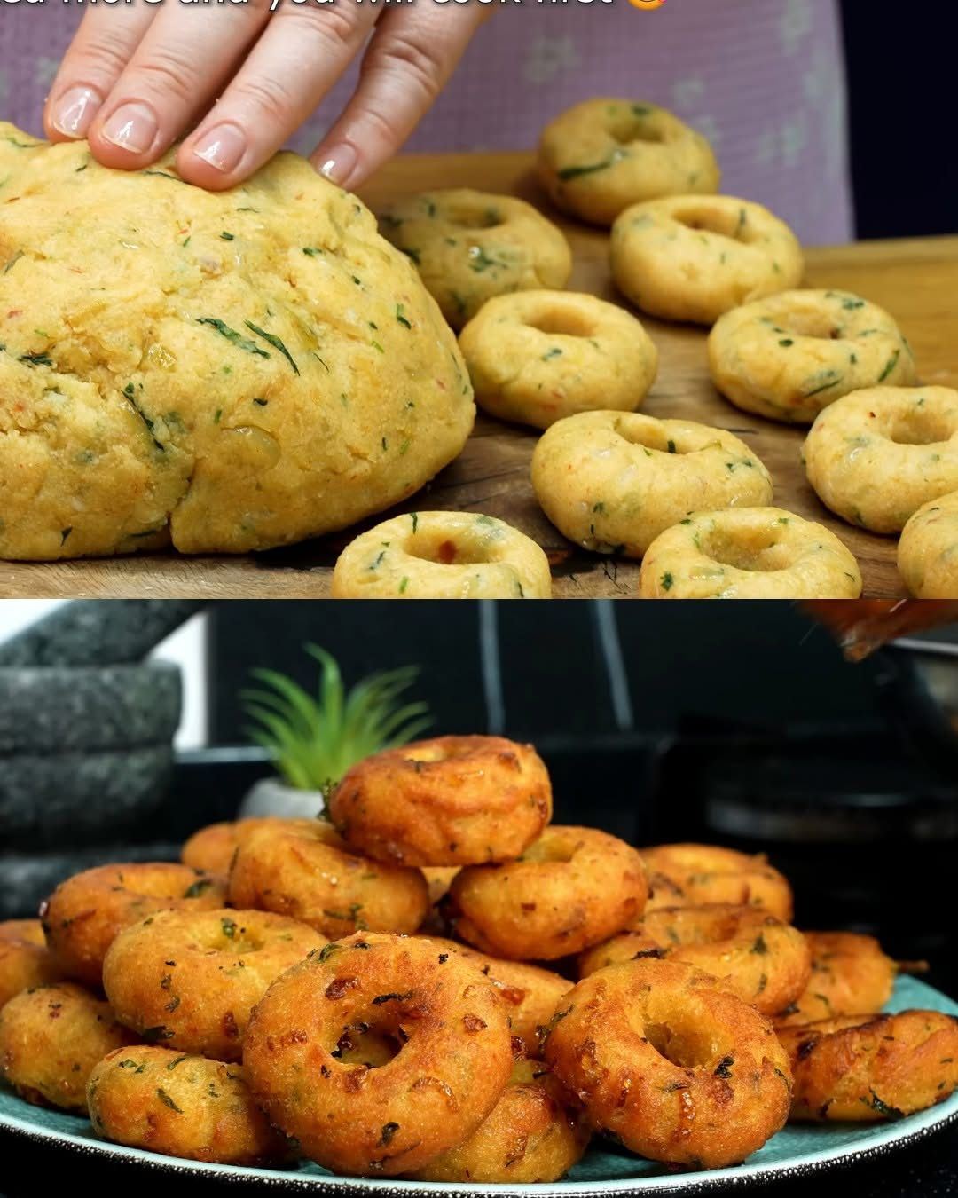 Crispy Potato Fritters – Golden and Delicious Donut-Shaped Bites