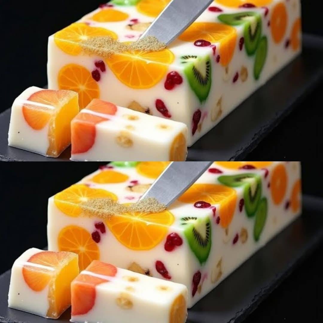 Milk and Fruit Dessert: A 5-Minute, Healthy, and Gelatin-Free Treat