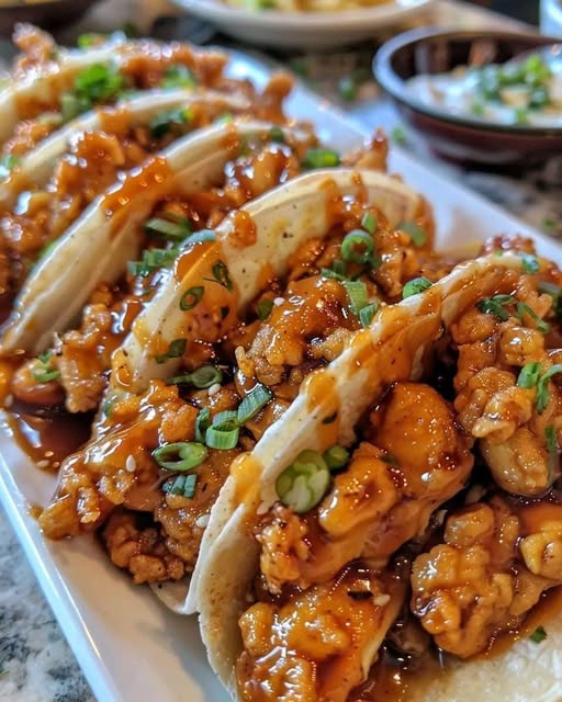 Chicken Wonton Tacos