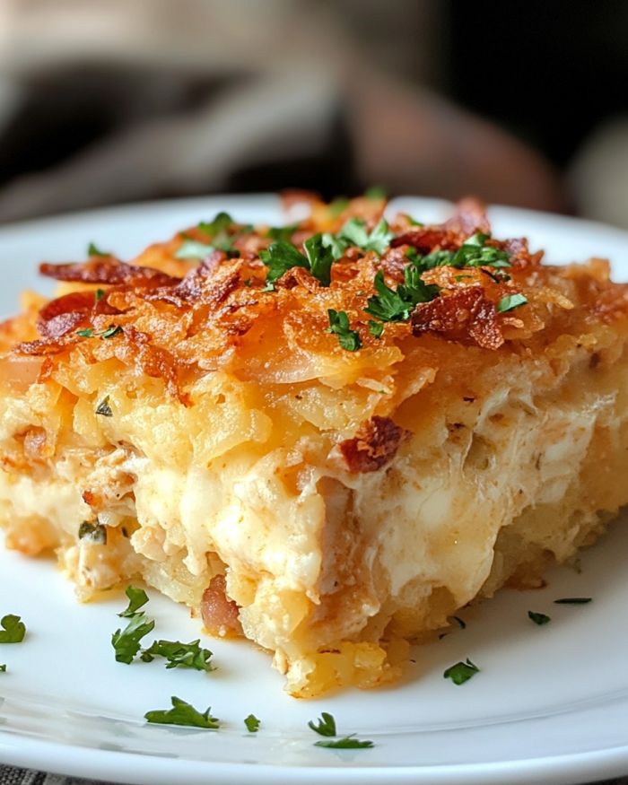 Loaded Chicken and Hash Brown Casserole