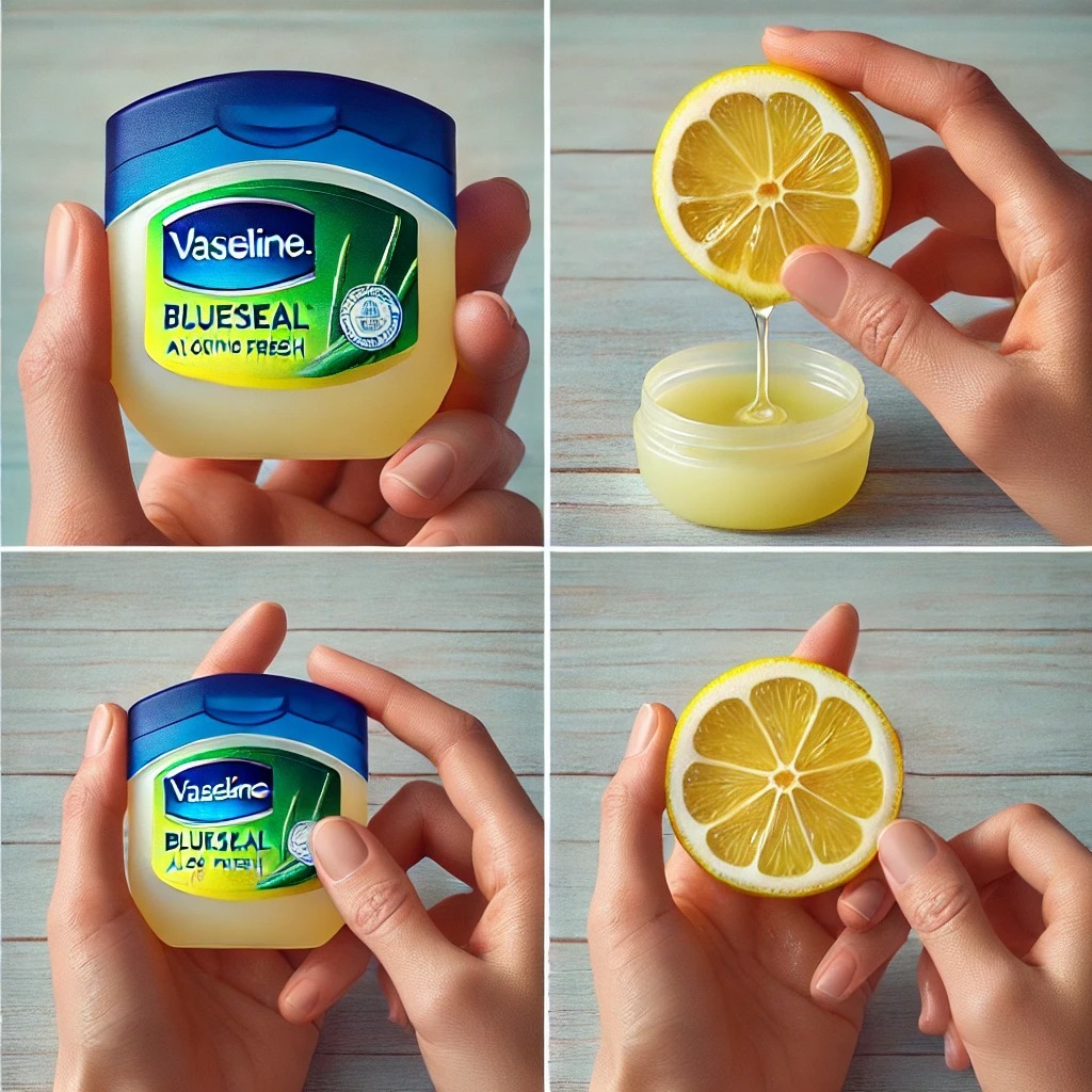 Mix Vaseline with lemon