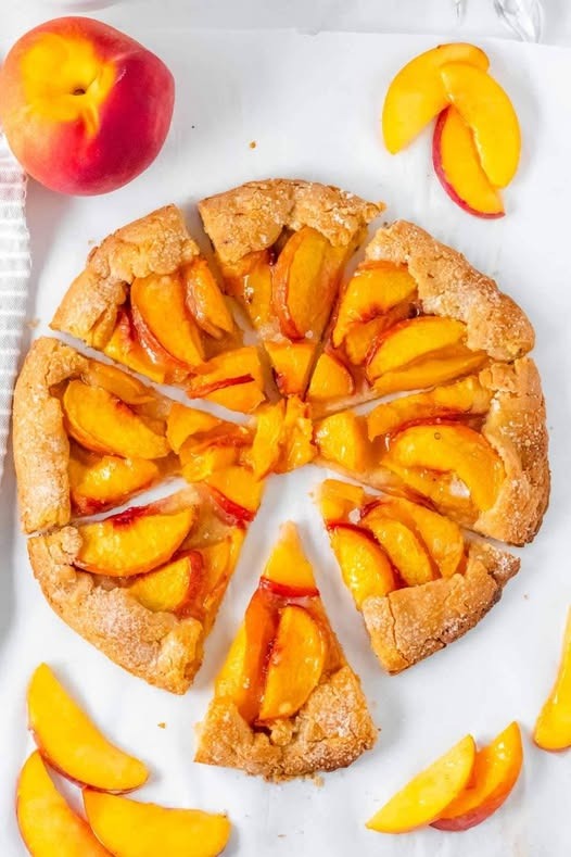 Rustic Peach Galette