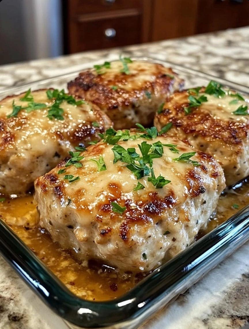 Garlic Parmesan Chicken Meatloaf Recipe