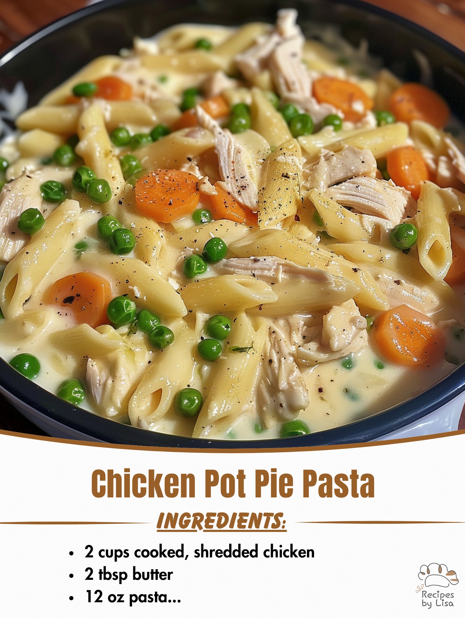 Chicken Pot Pie Pasta