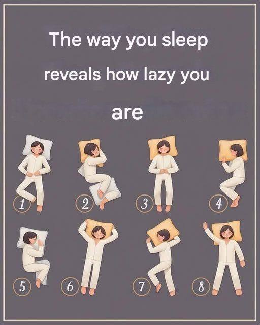 The way you sleep reveals how vague you are