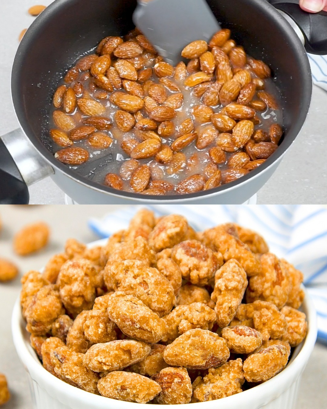 PRALINED ALMONDS Making them at home has never been so easy!