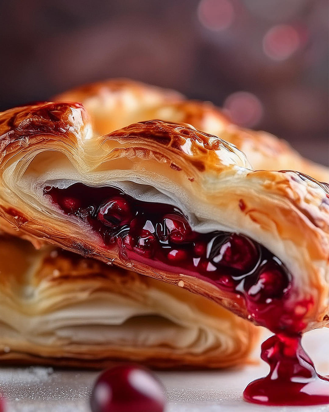 Mouthwatering Cherry Danish Pastries