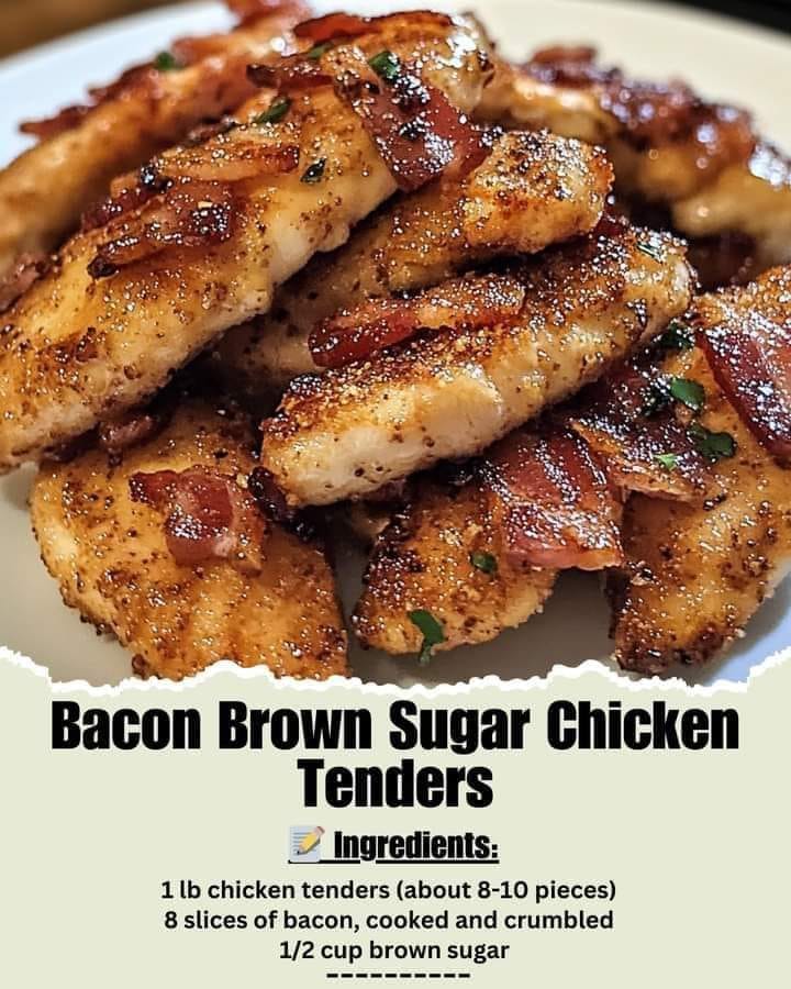  Bacon Brown Sugar Chicken Tenders – you won’t believe how good these are! 