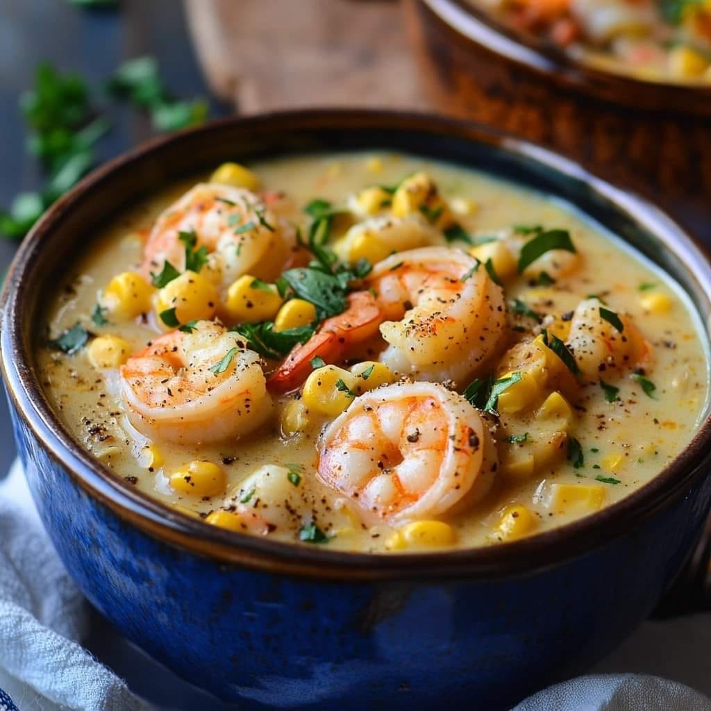 Sweet Corn and Shrimp Chowder