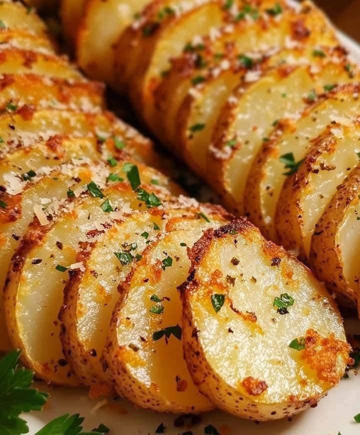 Sliced Baked Potatoes