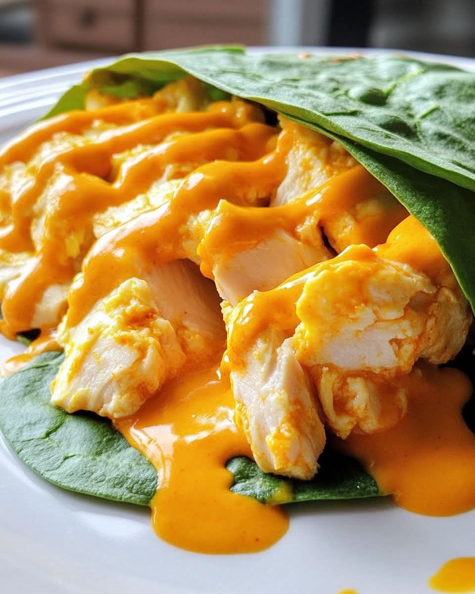 Buffalo Chicken Breakfast Wrap