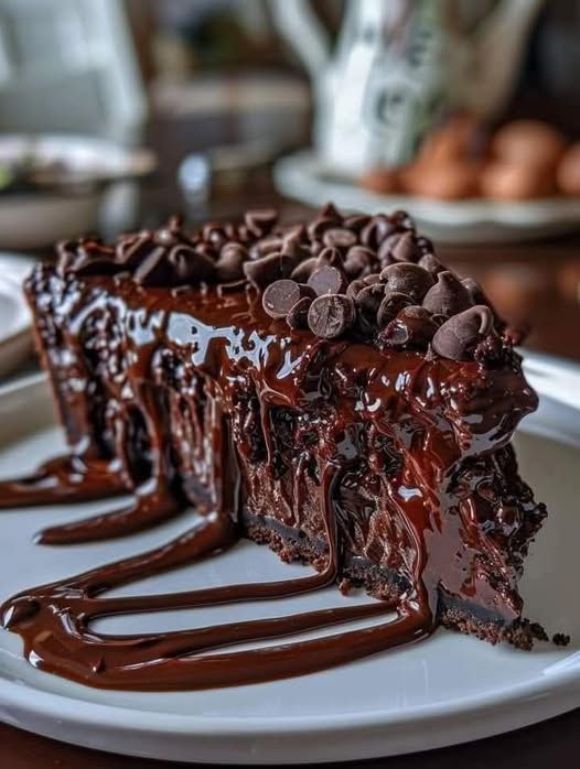 Fudgy Chocolate Brownie Pie