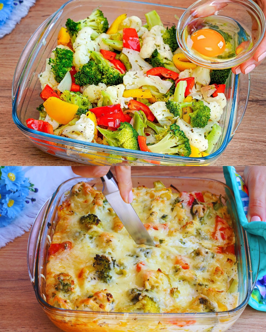 A Vegetarian Delight: Easy and Flavorful Broccoli and Cauliflower Casserole pen_spark