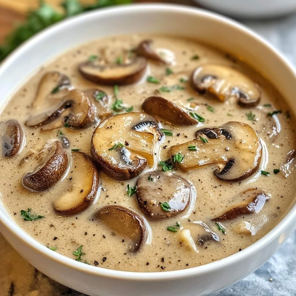 Creamy Mushroom Soup Recipe