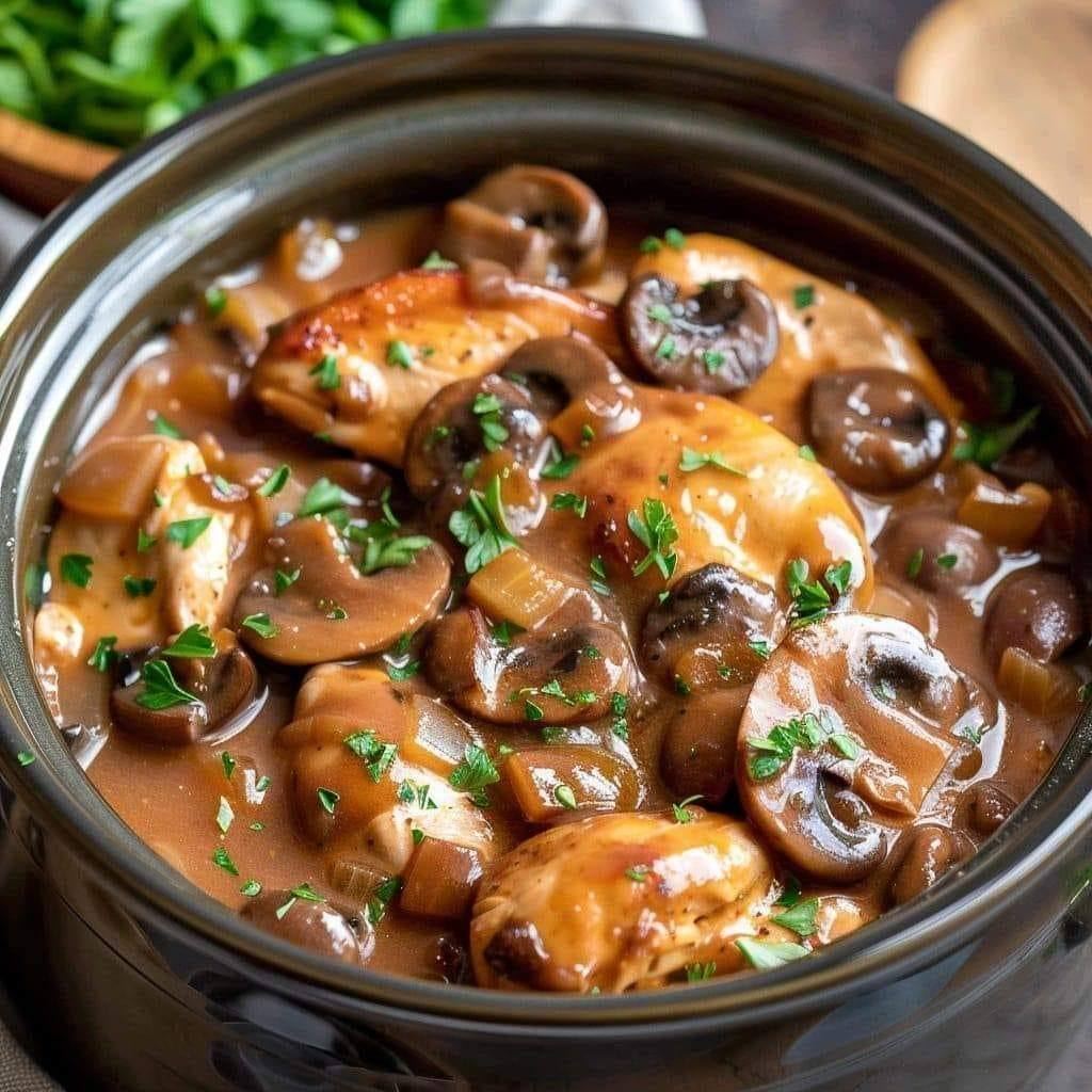 Slow Cooker Chicken Marsala