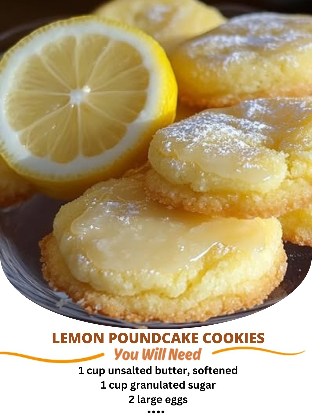 Lemon Poundcake Cookies