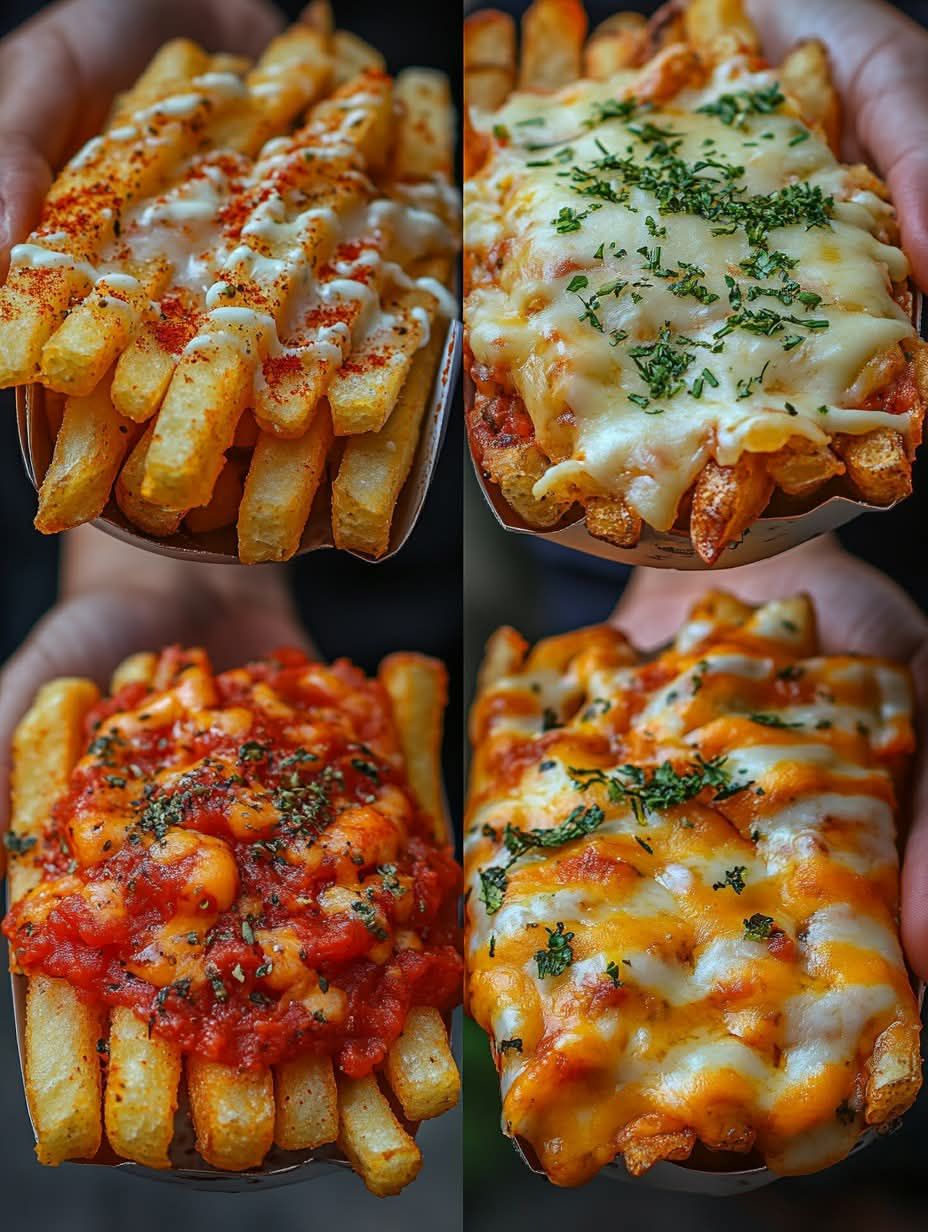 Ultimate Cheesy Loaded Fries 