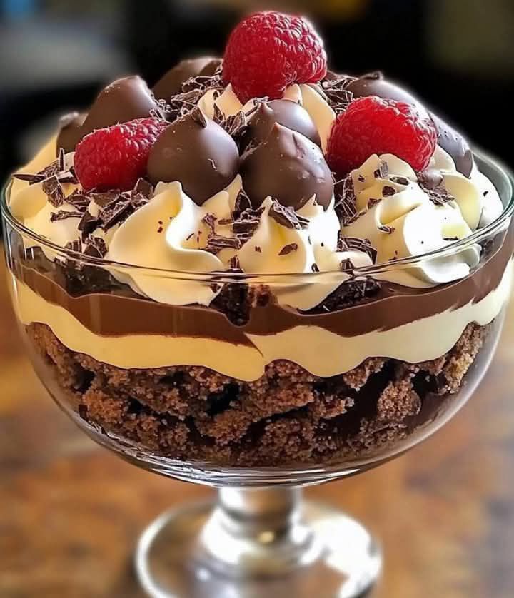 Heavenly Chocolate Cheesecake Trifle