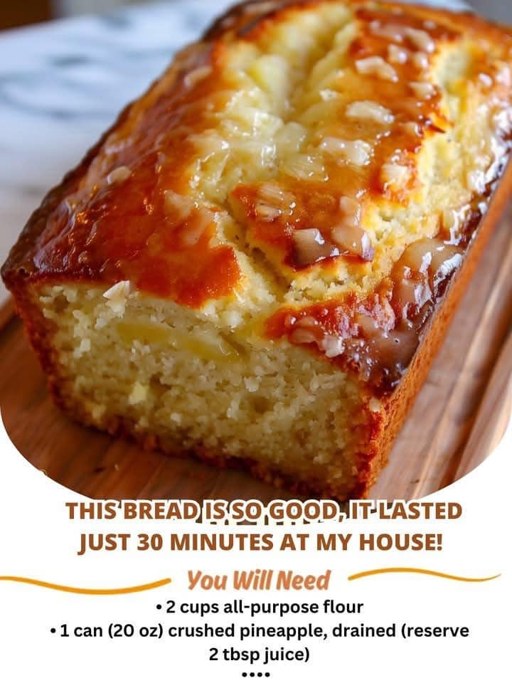  Pineapple Bread – Sweet, Moist, and Irresistible! 