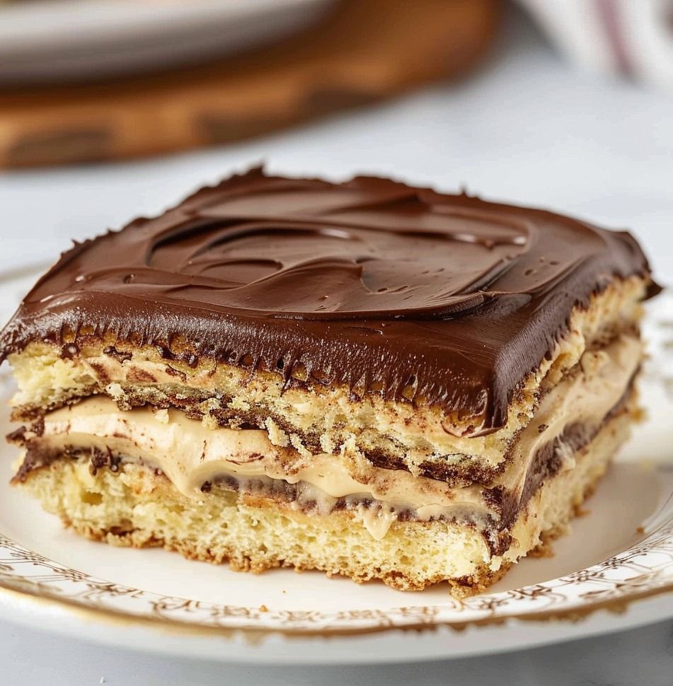 No-Bake Chocolate Éclair Cake