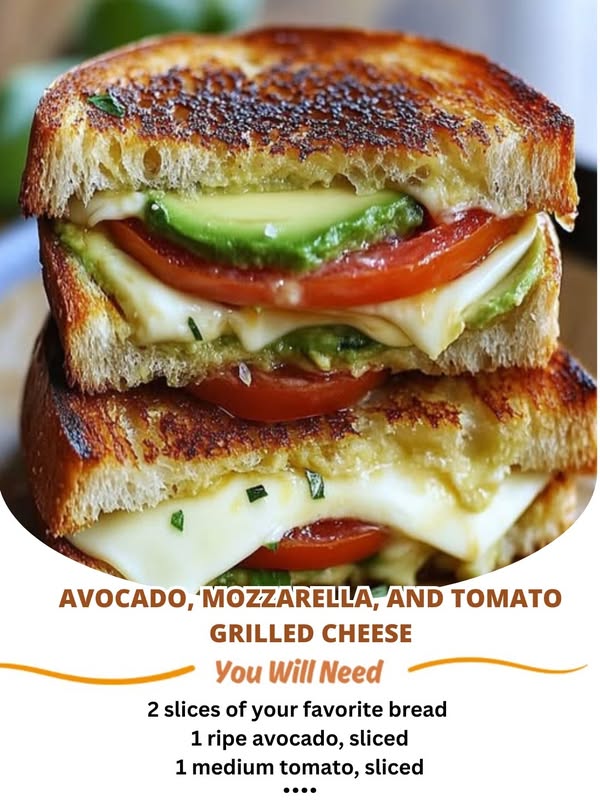 Avocado, Mozzarella, and Tomato