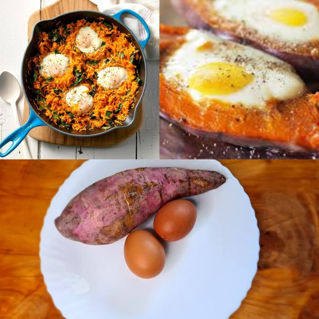 Forget Bread! Try This Easy and Quick Sweet Potato and Egg Recipe 😊