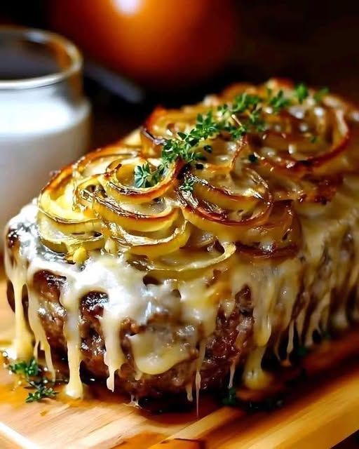 French Onion Meatloaf