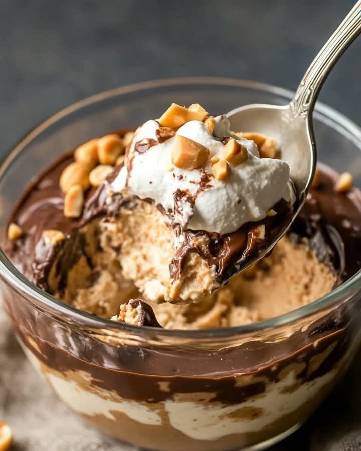 Peanut Butter Cup Cottage Cheese Mousse