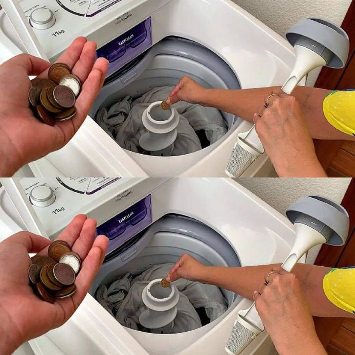 A new washing machine in just a few minutes. The strongest ingredient is vinegar!