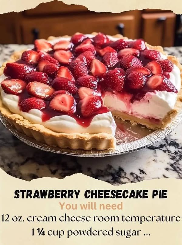 Strawberry Cheesecake Pie: A Delightful Dessert