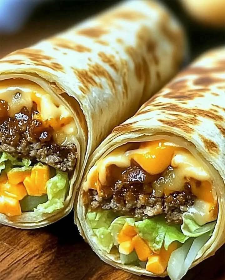 Special Sauce Cheeseburger Wraps 