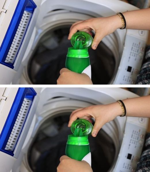 Wash clothes in the washing machine: add a little dish soap, you won’t miss it!