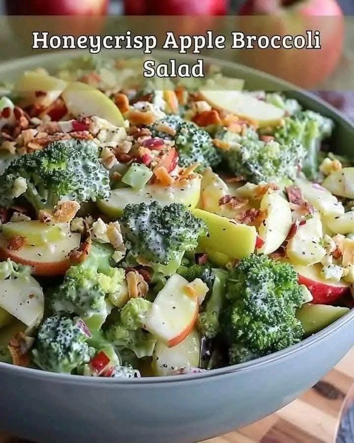 Honey crisp Apple Broccoli Salad