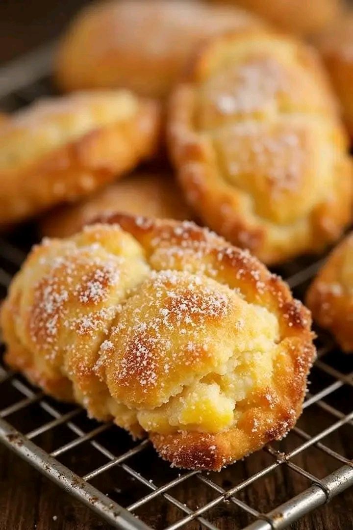 Crispy Egg Biscuits