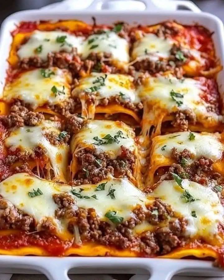 Cheesy Beef Pizza Casserole