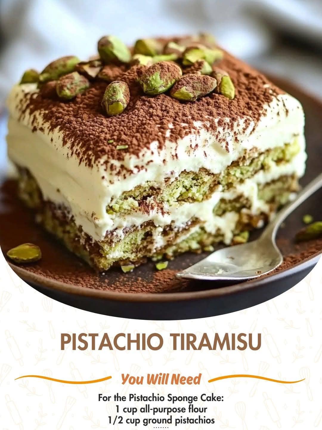 Pistachio Tiramisu