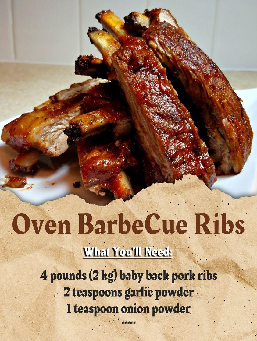 OVEN BARBECUE RIBS RECIPE