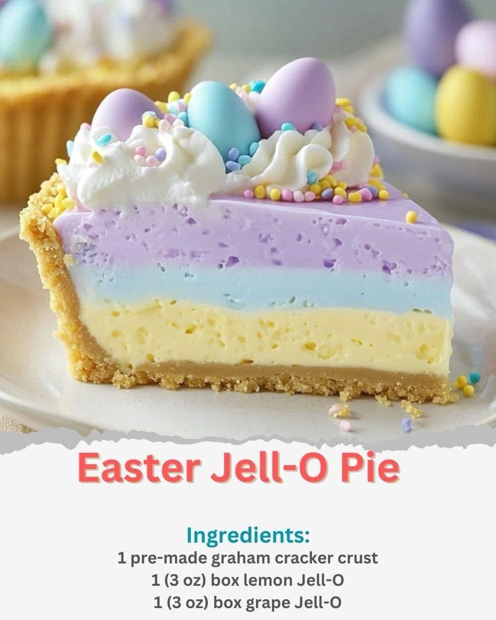 Easter Jell-O Pie