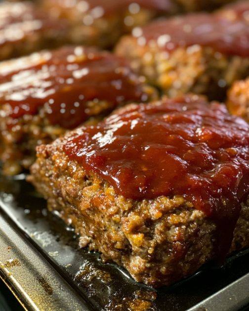 5-Ingredient Sheet Pan Meatloaf