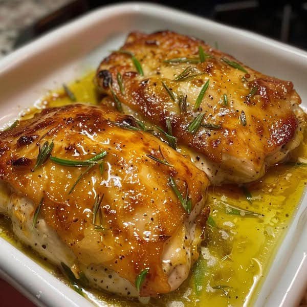 Garlic & Rosemary Roasted Chicken Recipe