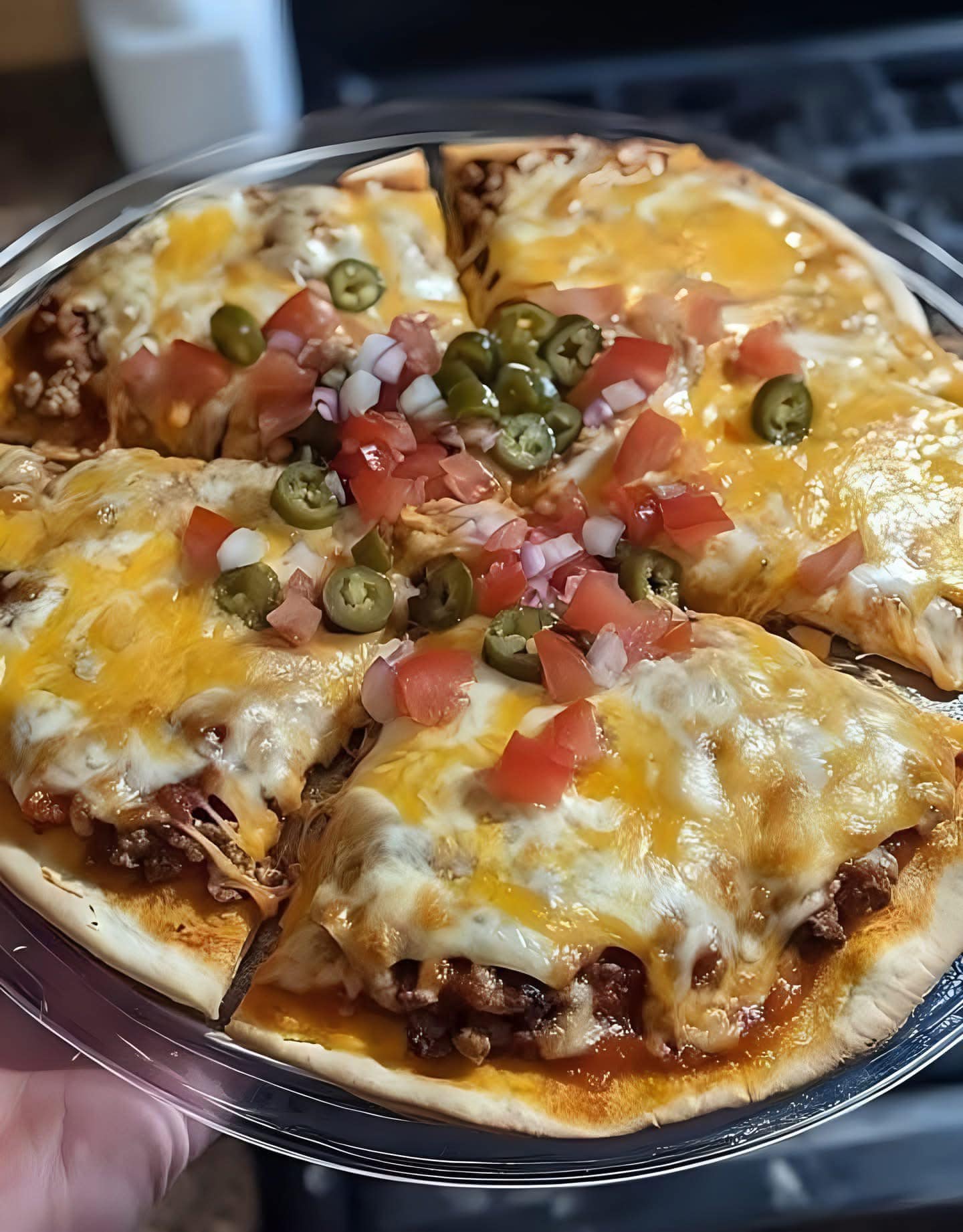 Homemade Mexican Pizza 