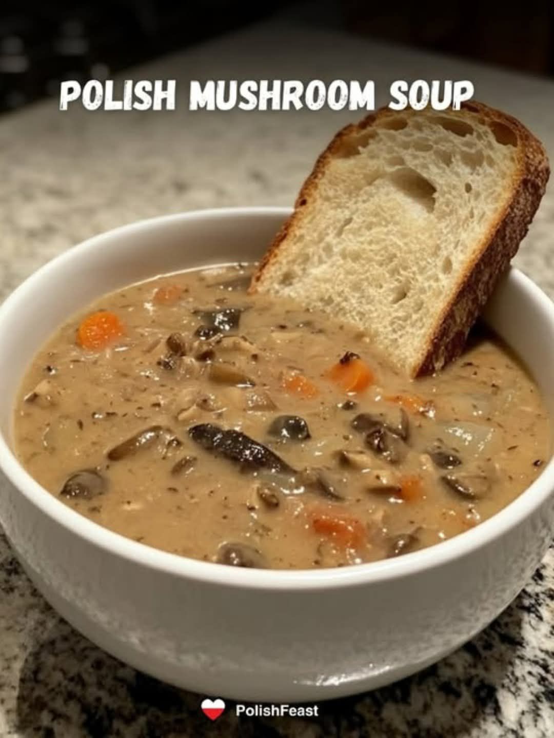 The Best Polish Mushroom Soup (Zupa Grzybowa) 