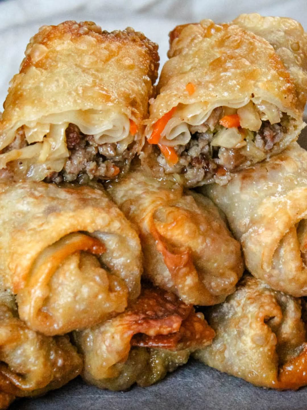 Egg Rolls with Philly Cheesesteak Flavor