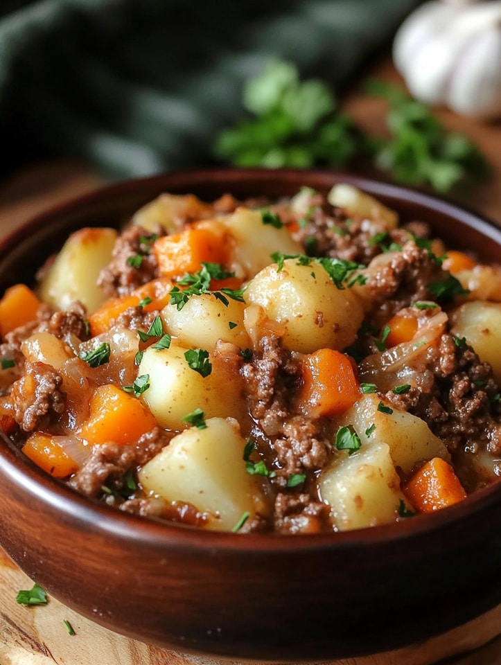 One-Pot Crockpot Hobo Casserole 