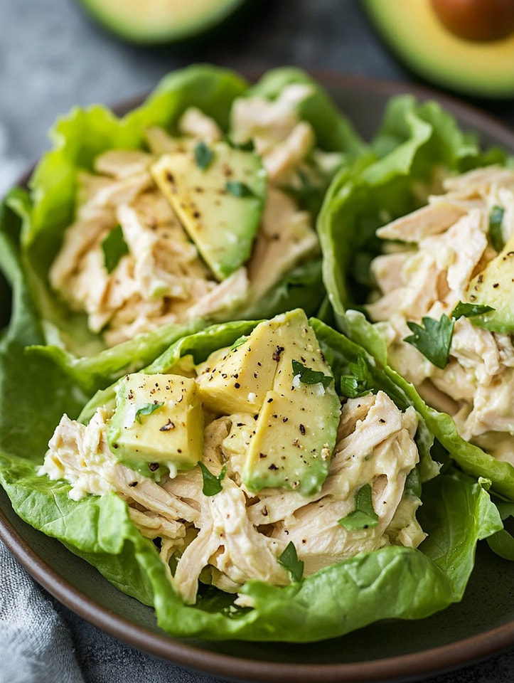  Avocado Chicken Lettuce Wraps – A Guilt-Free Treat! 