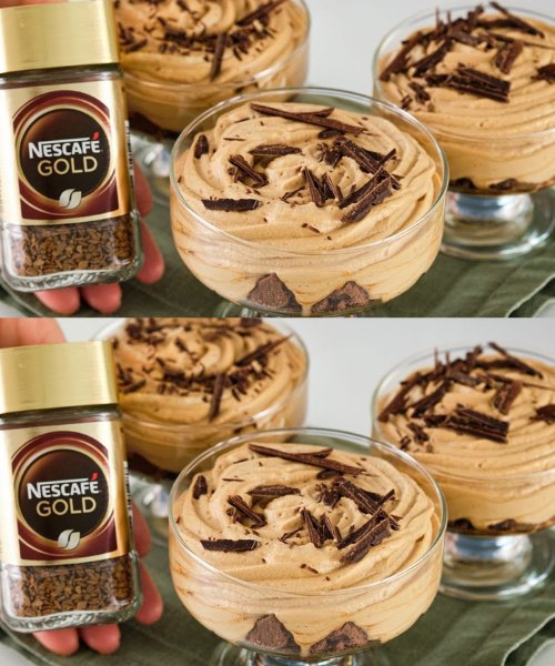 Coffee mousse dessert in 5 minutes! It’s so delicious that I make it every weekend!