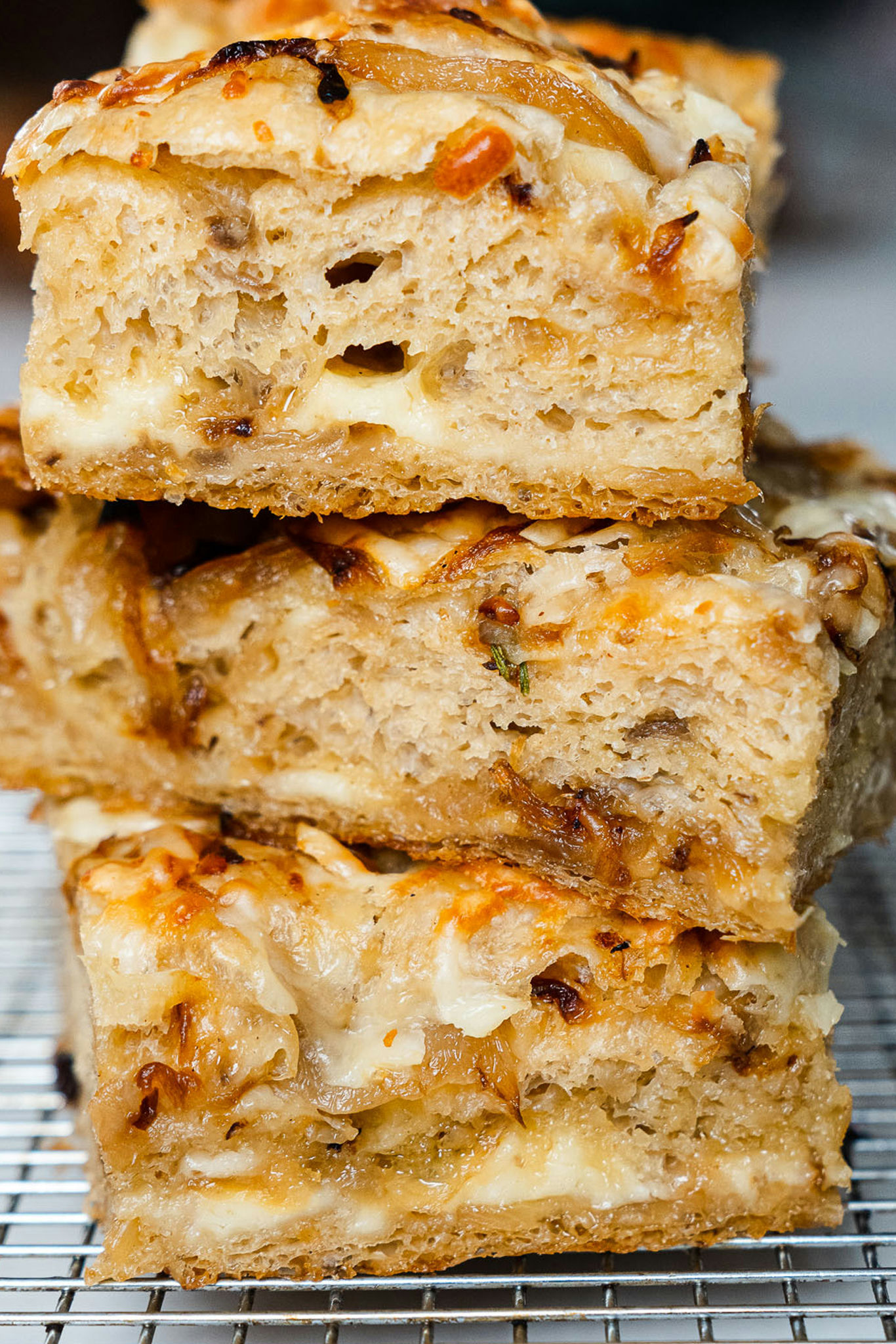 French Onion Focaccia Bread