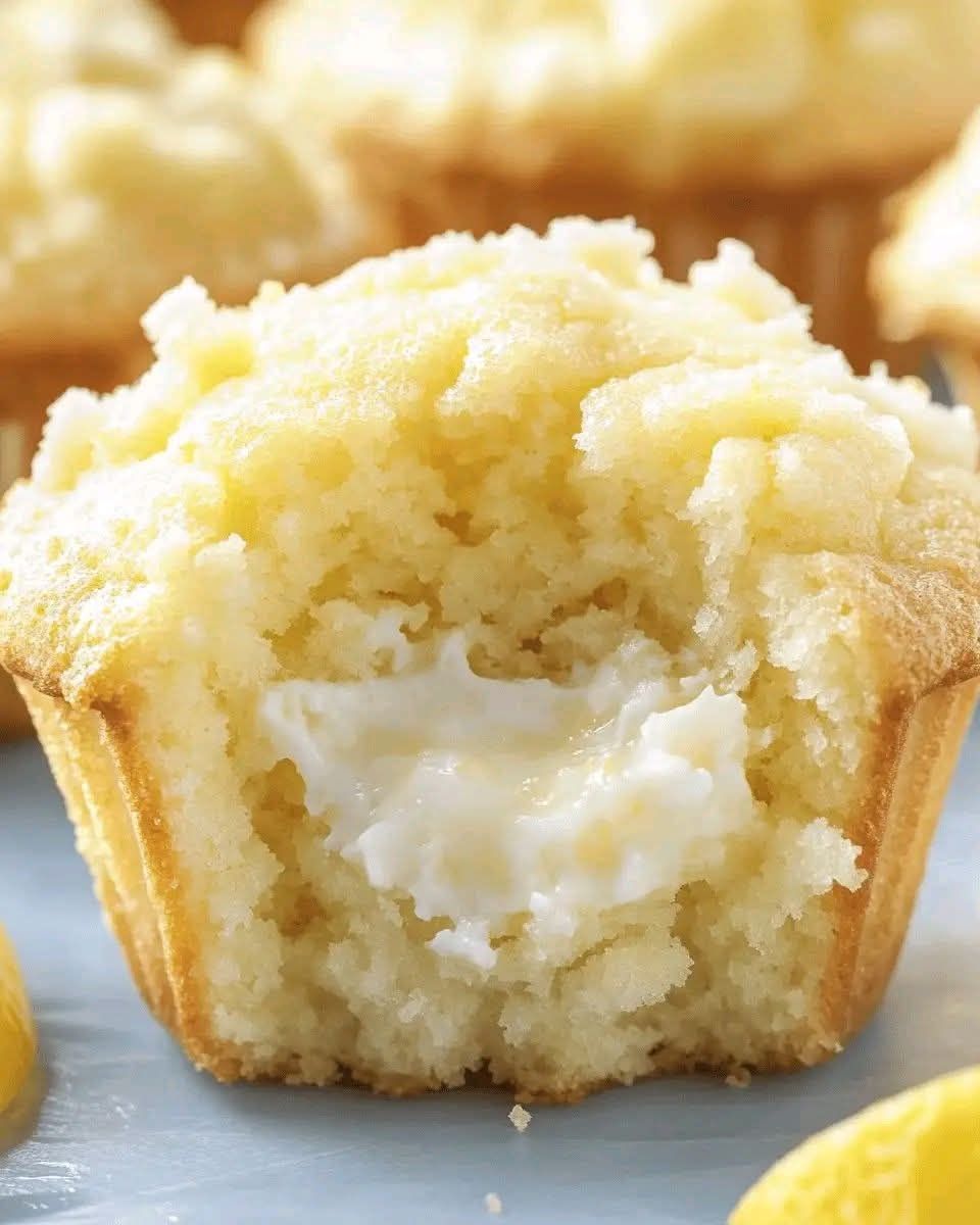  Lemon Cream Cheese Muffins 