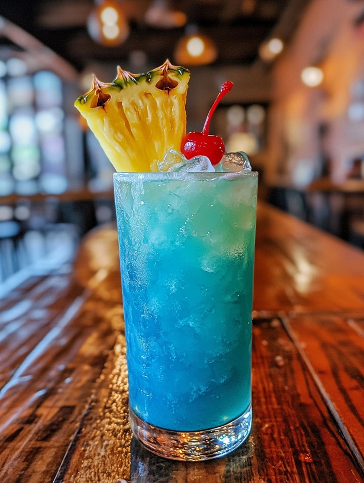 Dexter’s Electric Blue Cocktail