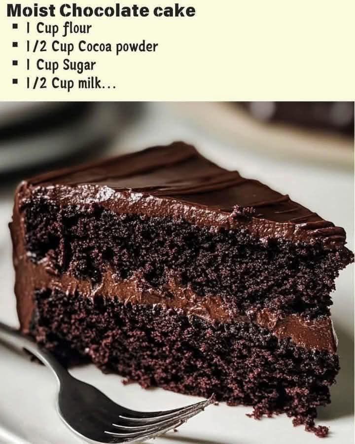 Moist Chocolate cake